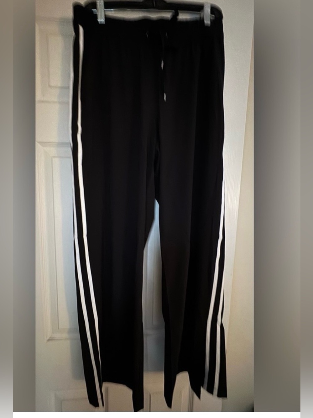 Talbots Track Pants with White Side Stripes